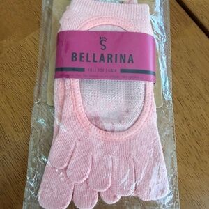 ToeSox Bellarina Full Toe Grip Size Medium Pilates Socks